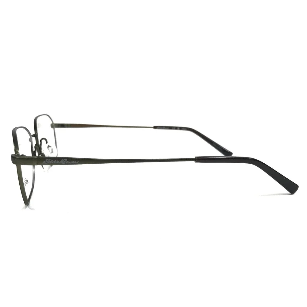 Eddie Bauer Eyeglasses Frames EB32064 GN Green Rectangle Hexagonal 54-18-140
